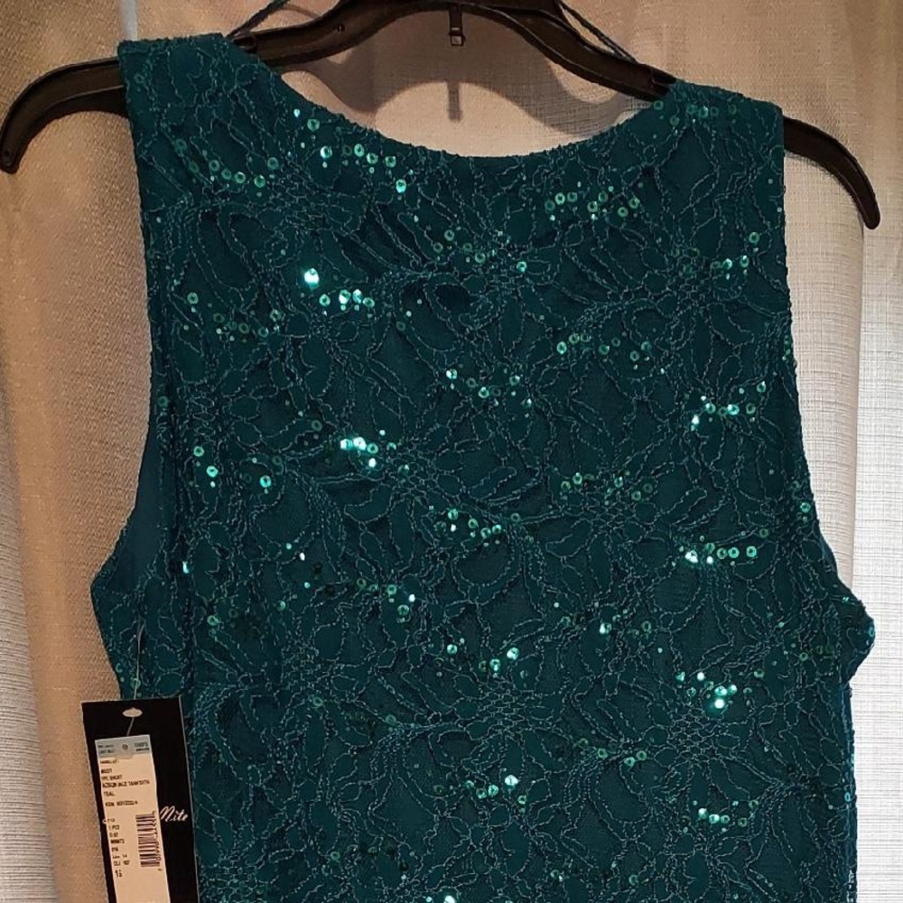 Scarlett Nite Teal Lace Dress